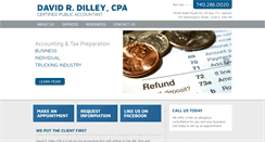 Desktop Screenshot of daviddilleycpa.com